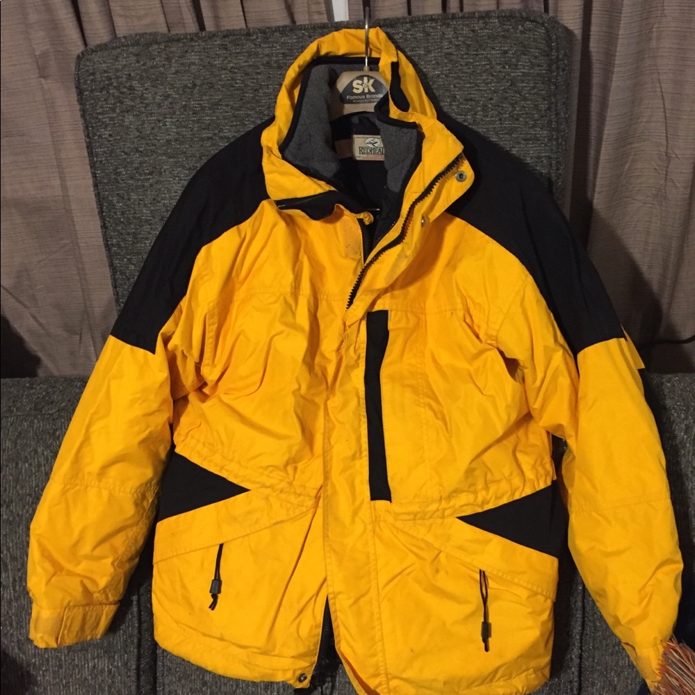 Red Head Winter Coat